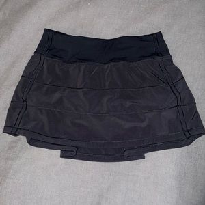 Lululemon Black Pace Skirt Size 2